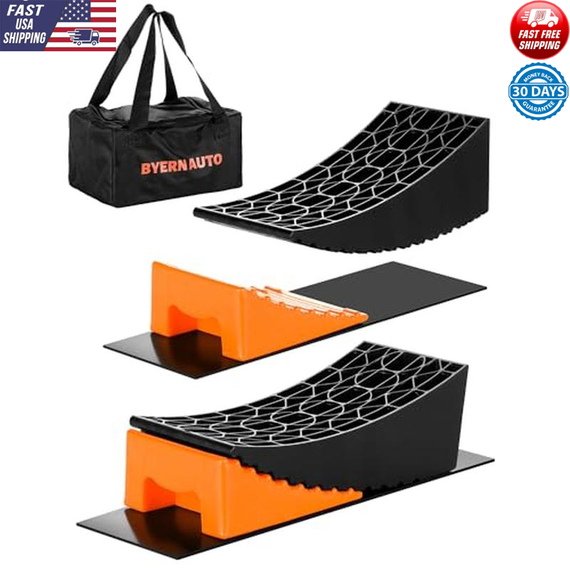 RV Leveling Blocks Ramp Kit Travel Trailer Dual Axle Tandem System 2 Pack New