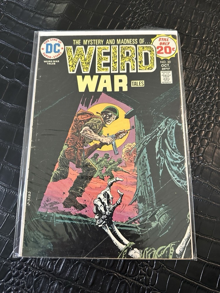 Weird War Tales #30 Skeleton Cover Comic 1974 DC Comics Vg/f