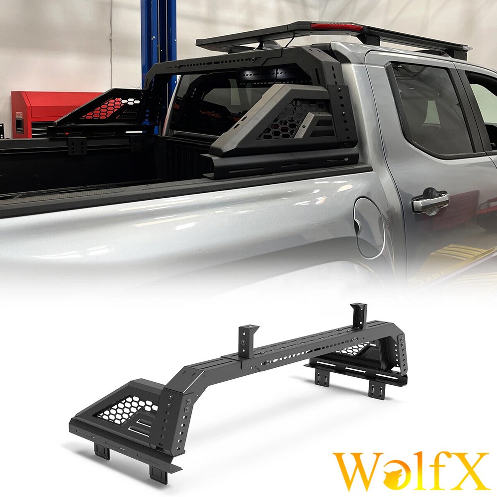 Adjustable Black Roll Sport Bar Chase Rack for 2020-2025 Jeep Gladiator