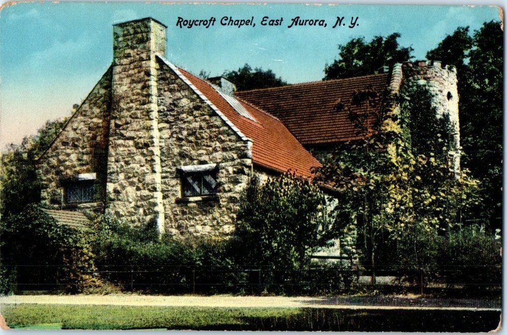 Vintage Postcard 1907-1915 Roycroft Chapel, East Aurora, New York (NY)