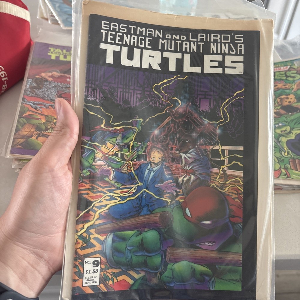 *Teenage Mutant Ninja Turtles #9*1986*Mirage*Eastman*Laird*1St Print*Tmnt*Vf-*