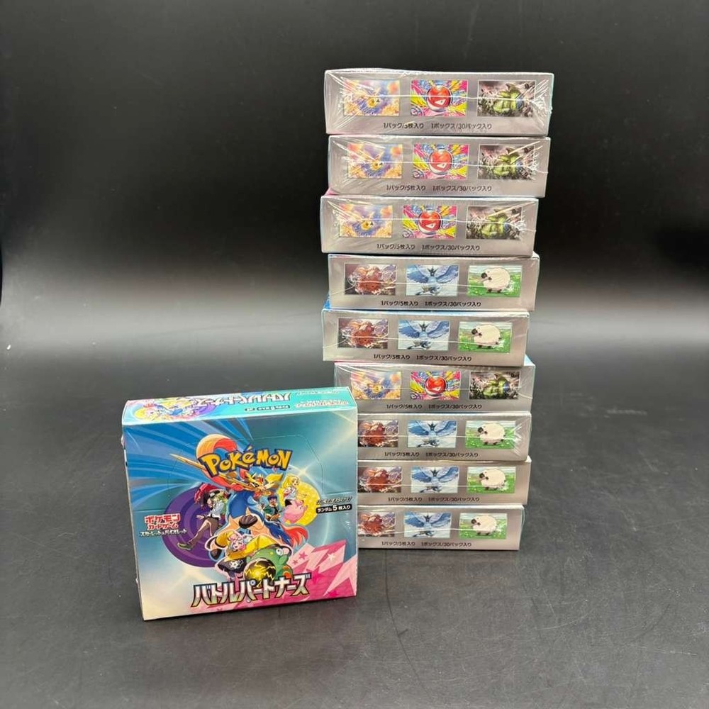 Lot of (10) Pokemon TCG Japanese SV9 Battle Partners Booster Boxes SEALEDPROBSTEIN is actively accepting consignments !!