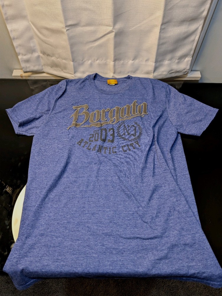 Borgata Hotel & Casino Atlantic City NJ Long Sleeve T Shirt Blue XL