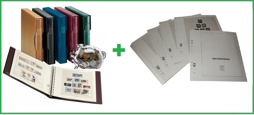 Lindner-319-26-1124V-Hungary Printed Album T-Printed Pages 1926-1944