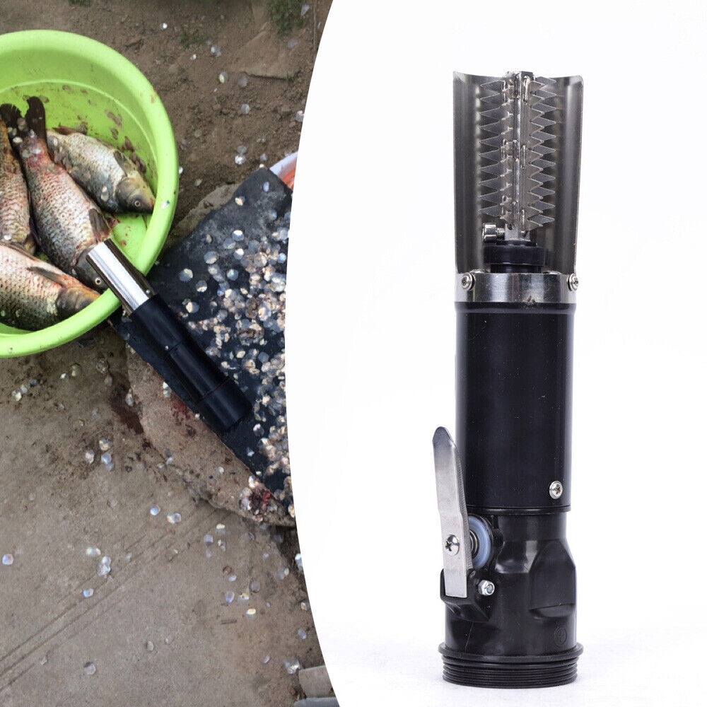 Electric Fish Scaler Fish Scale Scraper Remover Cleaner Skinner Peeler Battery