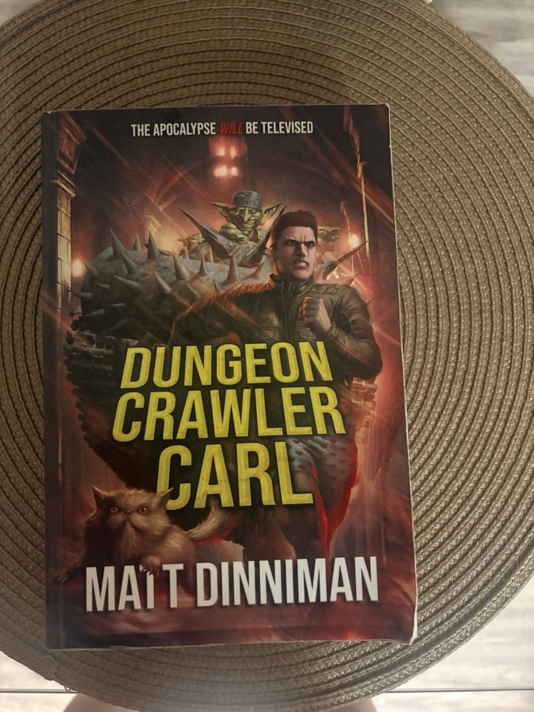 Dungeon Crawler Carl by Matt Dinniman Paperback Fantasy Novel Adults Dungeons
