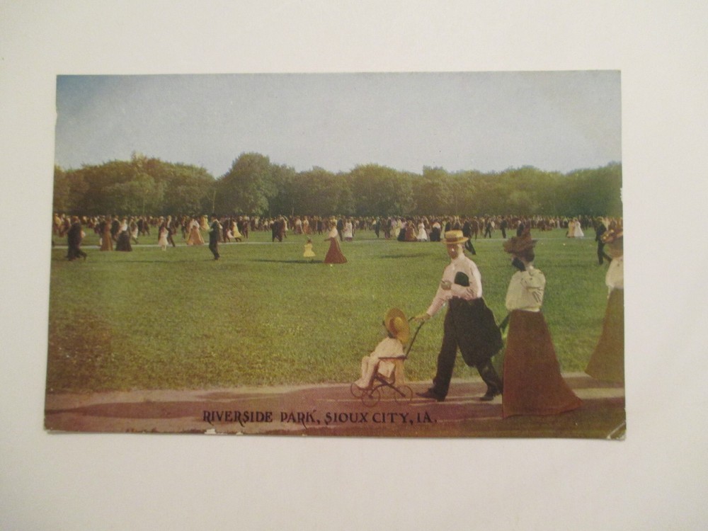 Sioux City Iowa Postcard Riverside Park IA