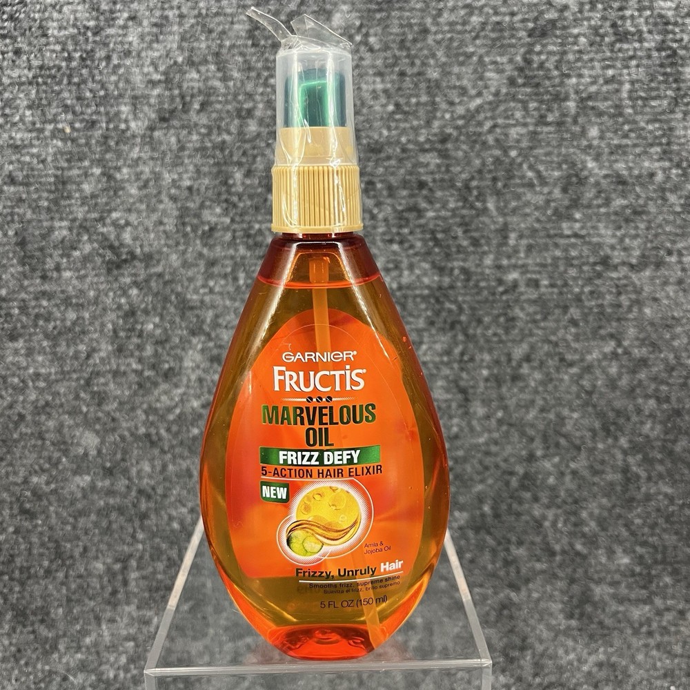 Garnier Fructis Marvelous Oil Hair Elixir 5 oz Frizz Control with Amla & Jojoba