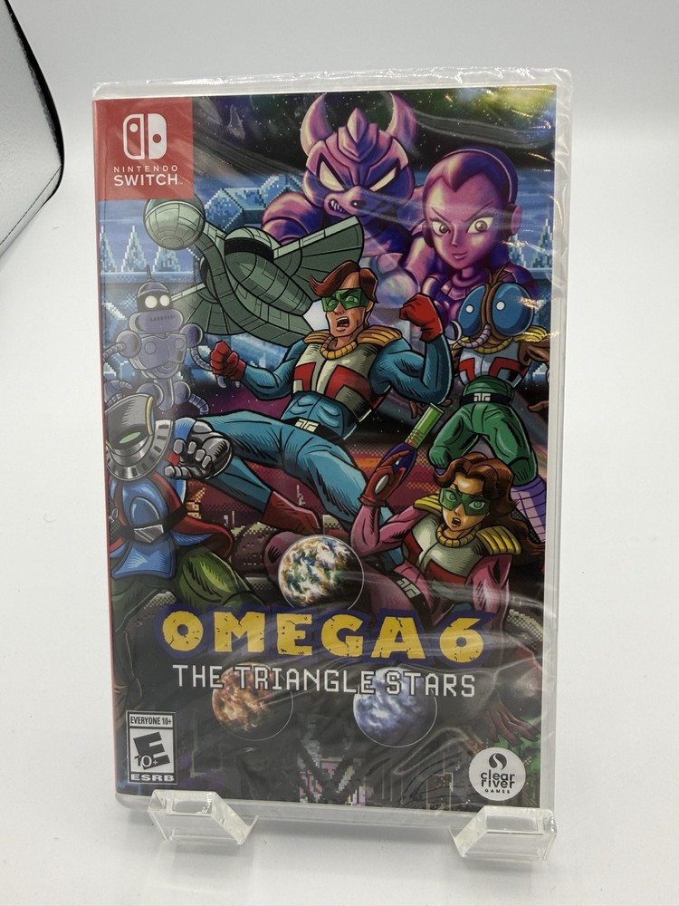 OMEGA 6 The Triangle Stars Switch Limited Run LRG Nintendo New Sealed