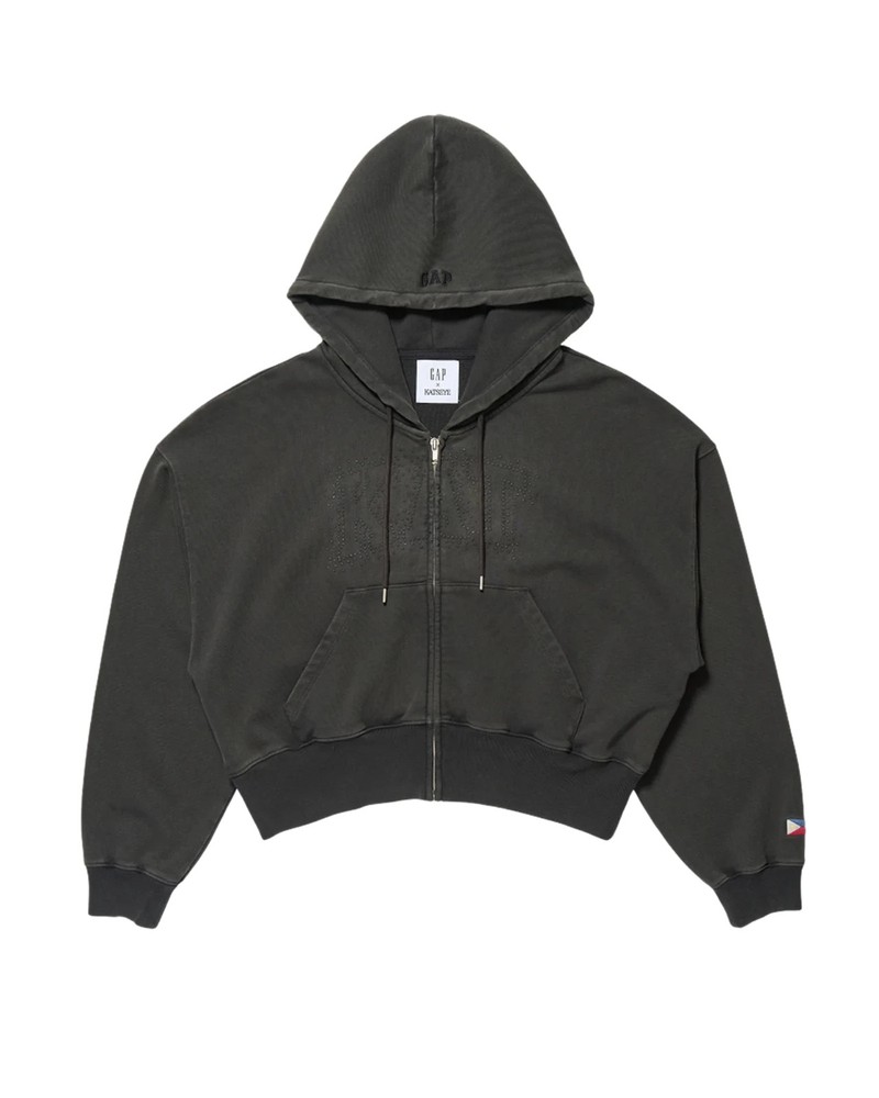 GAP x KATSEYE Sophia Full Zip LARGE Hoodie L Cropped Fit - BRAND NEW!