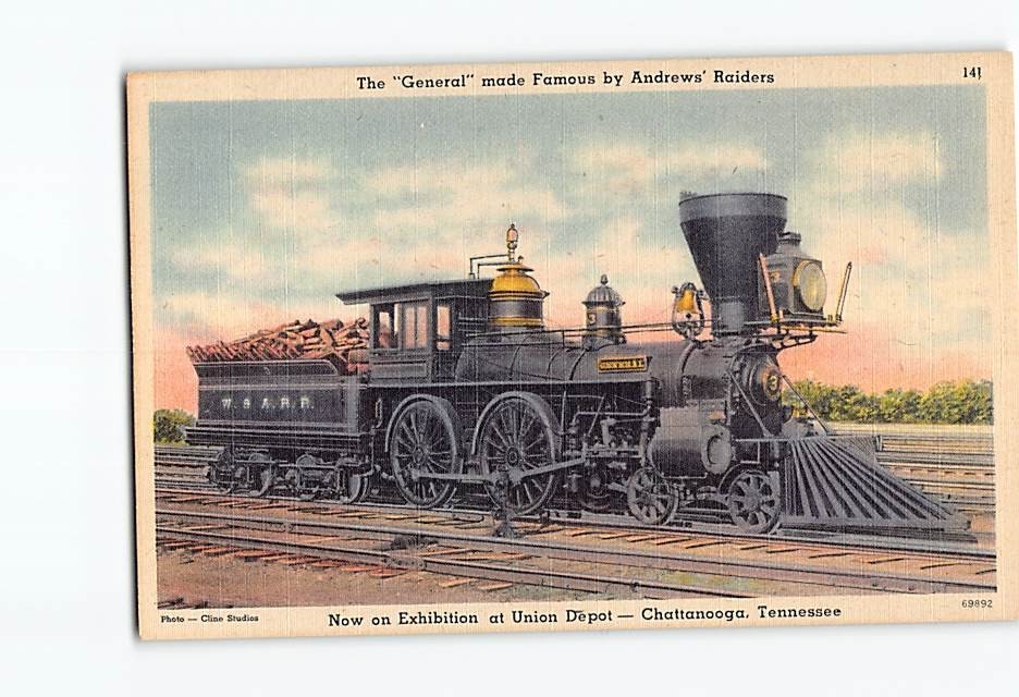 Postcard The General Union Depot Chattanooga Tennessee USA