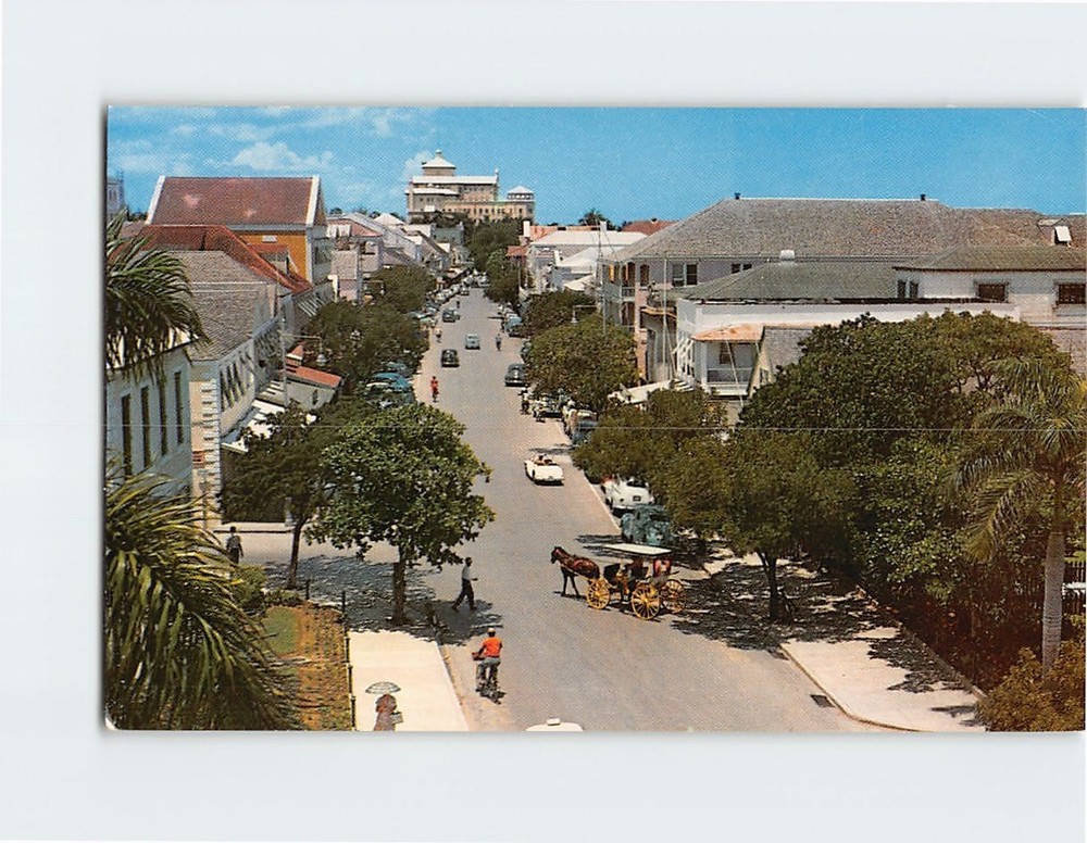 Postcard Bay Street Nassau Bahamas