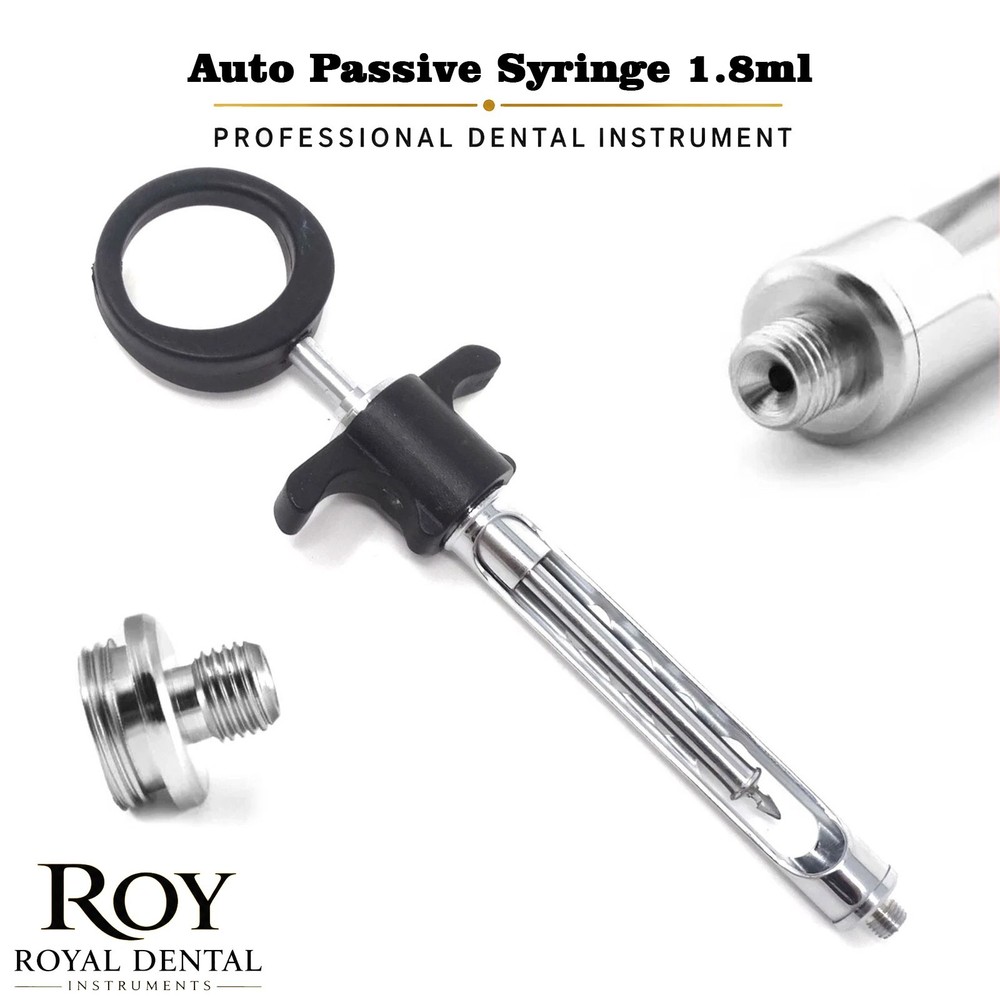 Anesthetic Self Aspirating Syringes 1.8ml Auto Passive Syringe Dental Instrument