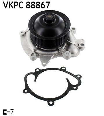 VKPC 88867 SKF water pump, engine cooling for Chrysler, Jeep, Mercedes-Benz