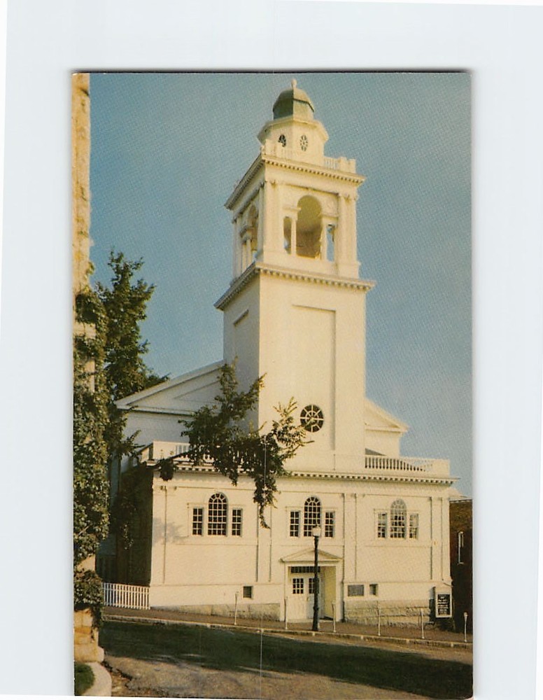 Postcard Church of the Pilgrimage Plymouth Massachusetts USA