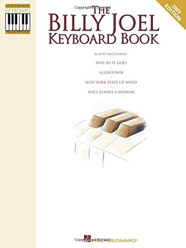 The Billy Joel Keyboard Book - Piano Sheet Music Book with 16 Songs and Note...