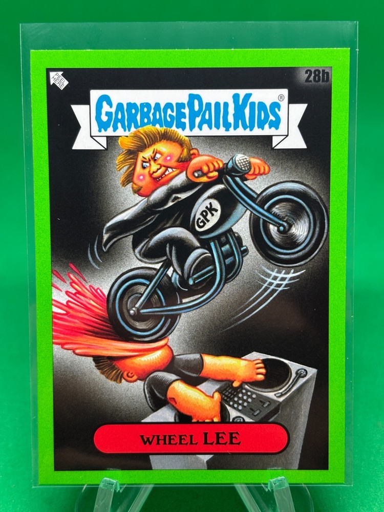 Wheel Lee #28b 2024 Topps GPK: Battle of The Bands Green Day Booger Green