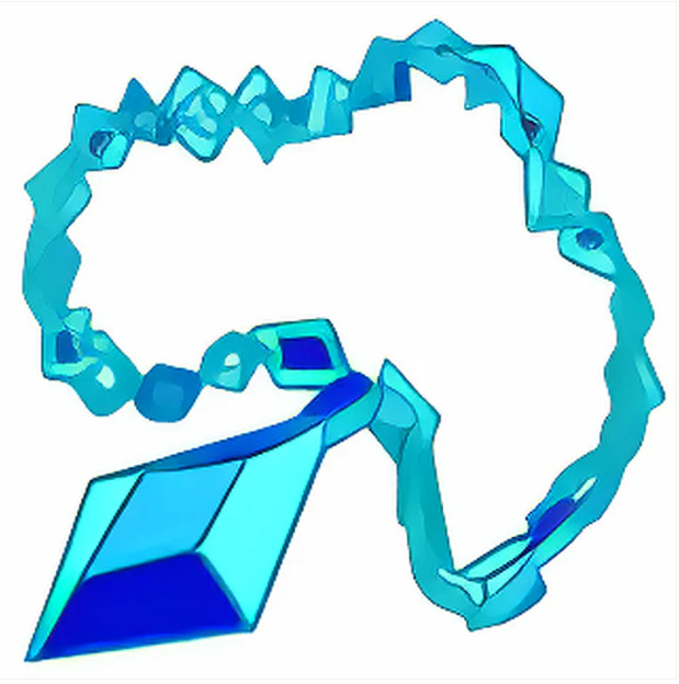 Neopets - Snowager Pendant