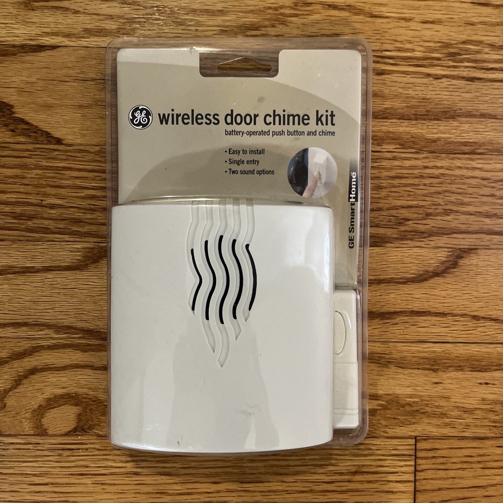 GE SmartHome Wireless Door Chime Kit - Single Entry with Original Packaging
