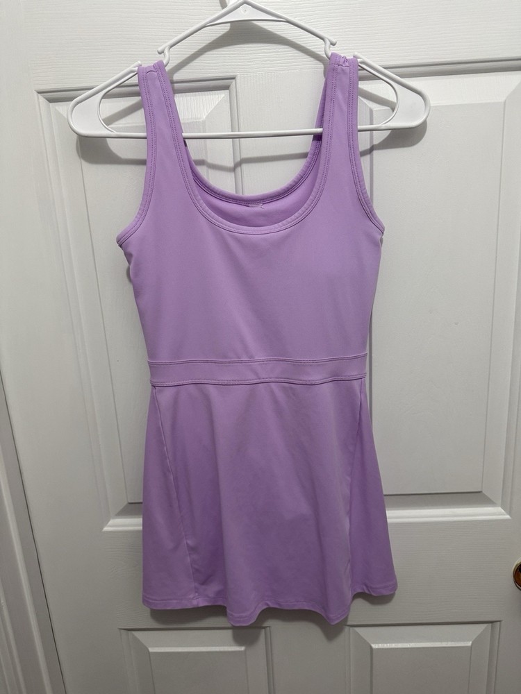 Fabletics  Sporty Built-In Dress  Lavender Women Athletic Skort w Builtin Short