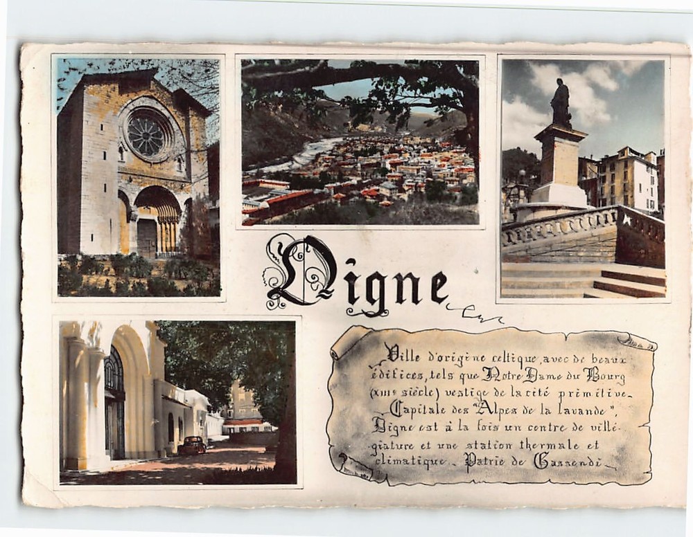 Postcard Digne France