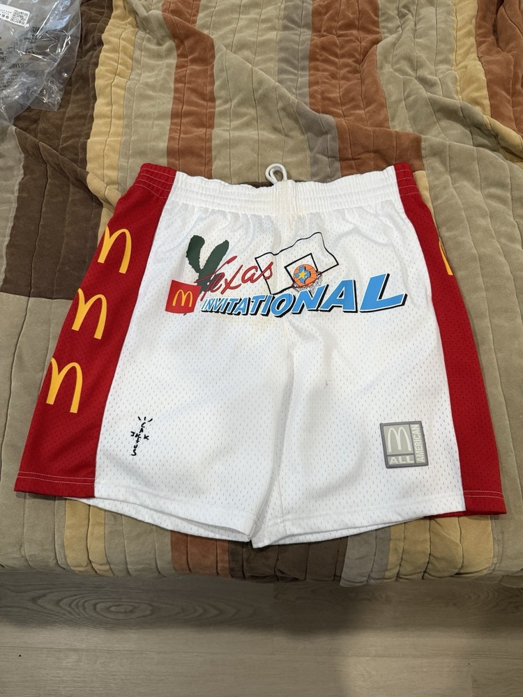 Travis Scott x McDonald's Cactus Jack All American Shorts - Size Medium