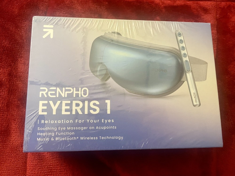 RENPHO Eyeris 1 Eye Massager with Heat Bluetooth Music Sealed New