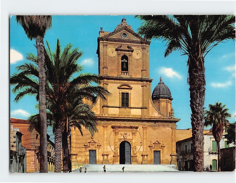 Postcard Basilica di San Giovanni Battista Vittoria Sicily Italy
