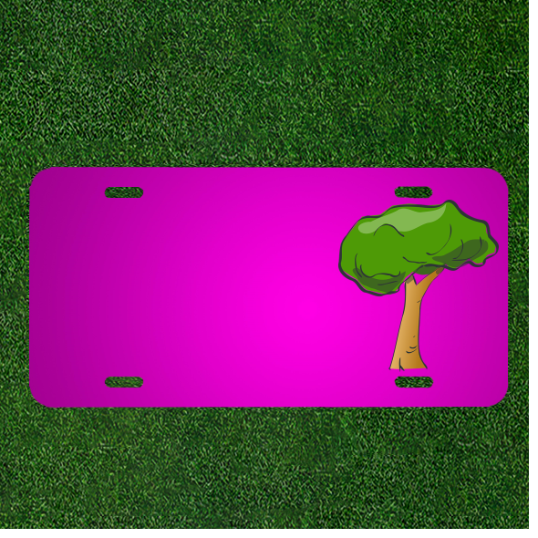 Design Your Own Personalized Car License Plate featuring Add Names to Tree Environmental Theme for a Unique Eco-Friendly Touch