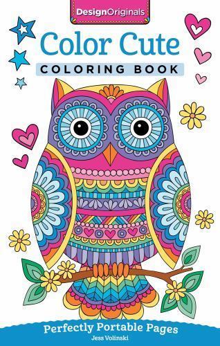 Color Cute Coloring Book : Perfectly Portable Pages, Paperback by Volinski, J...