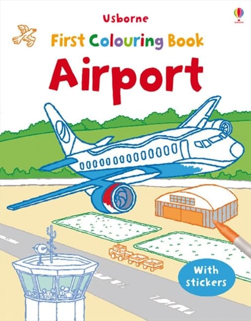 Airport Colouring Book (Usborne First Colourin... by Jessica Greenwell PaperbackFREE US DELIVERY | ISBN: 1409510050 | Quality Books