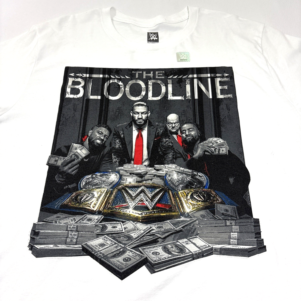 NEW WWE The Bloodline We The Ones T-Shirt Roman Reigns Usos Wrestling Mens 2XL