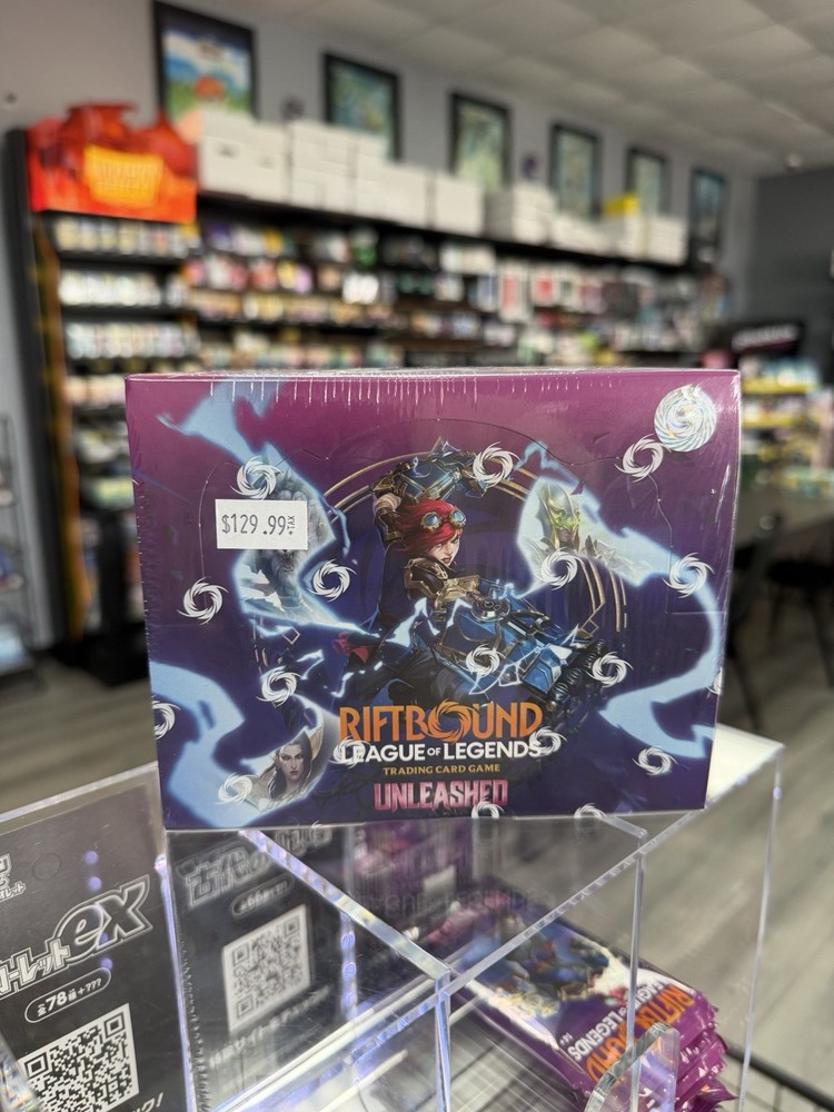Riftbound League of Legends TCG Unleashed Booster Display Box 24 Packs Sealed