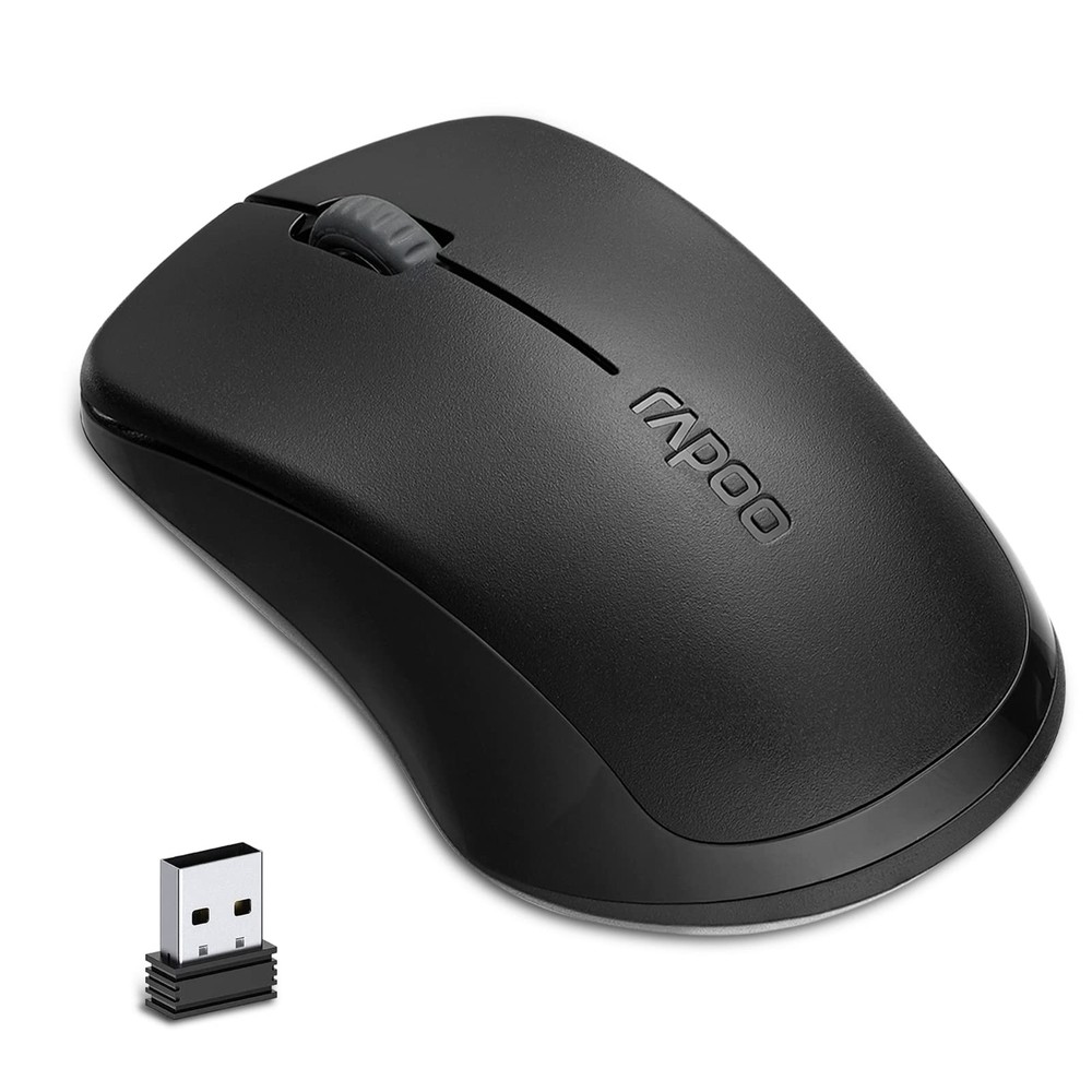 1680 Silent Wireless Mouse with 2.4GHz USB Receiver and 1K DPI Precision
