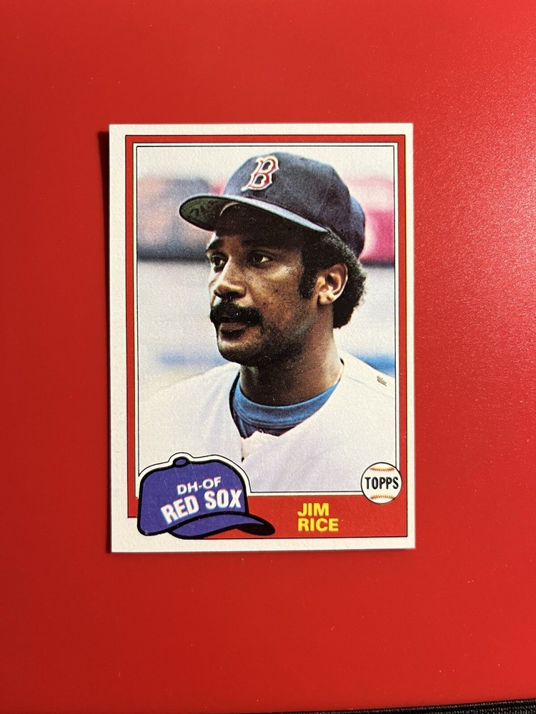 1981 Topps Jim Rice #500 Boston Red Sox