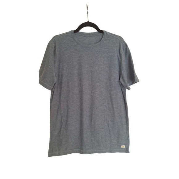 Vuori Men's Gray Blue  T- shirt Tee Stretch size M