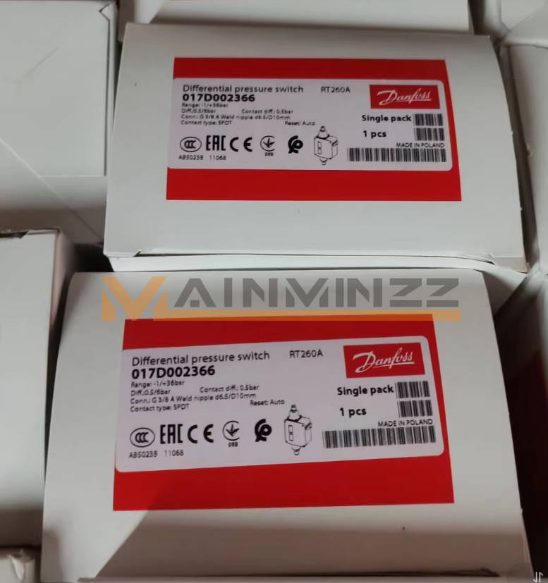 1PCS New Danfoss RT260A 017D002366 Pressure Switch