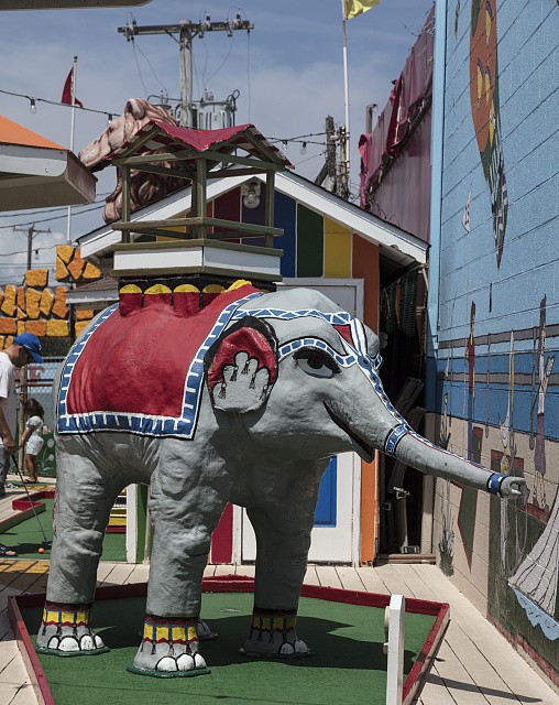 Ocean City New Jersey Gillians Wonderland Pier 2017 Elephant Ride Boardwalk