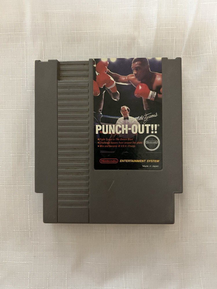 Punch-Out!! Mike Tyson Boxing Sports Game Cartridge for Nintendo NES