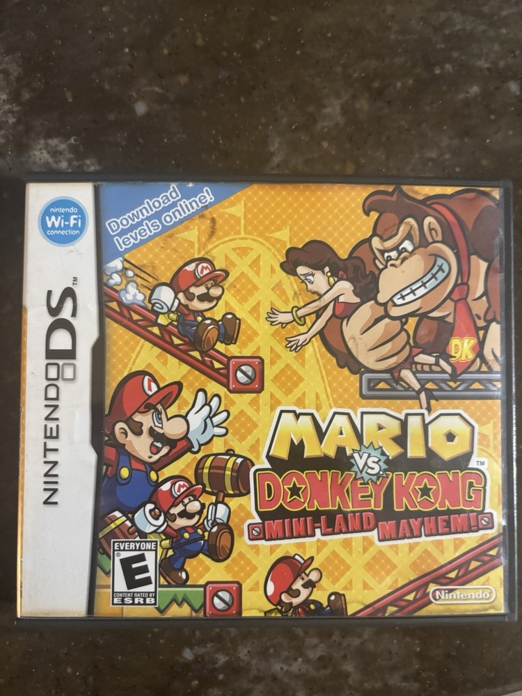 Mario Vs. Donkey Kong Mini-Land Mayhem - Nintendo DS BOX ONLY NO GAME
