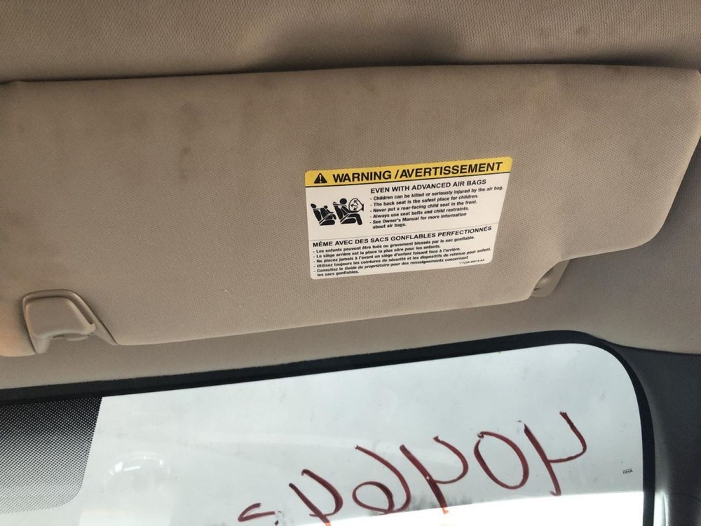 2009-10 Ford F150 Crew Cab Passenger Sun Visor with Mirror 912477