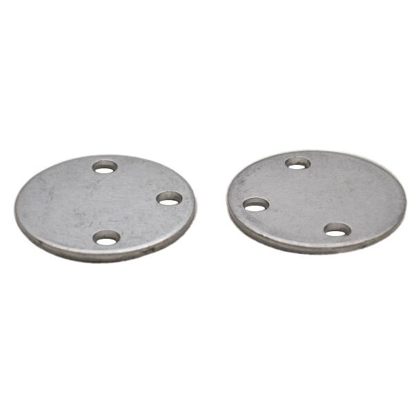 Sea Ray 1210038 Aluminum 2 Inch Round Boat Backing Flange (Pair)