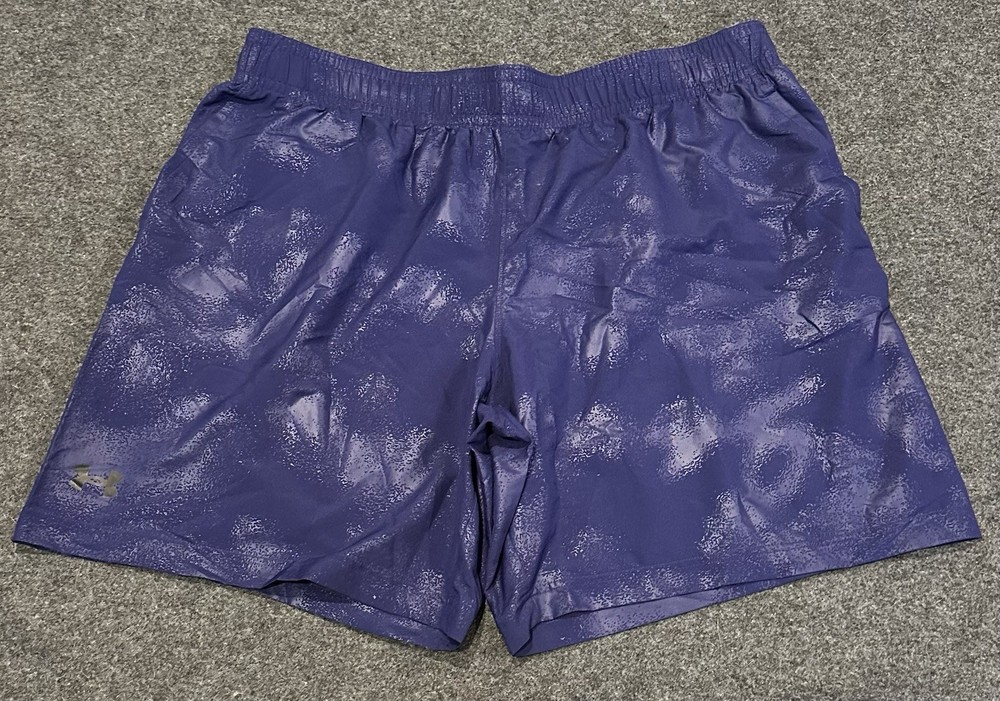 Under Armour Woven Emboss Shorts Dark Blue 1377137-468 Men’s Size XXL 2XL