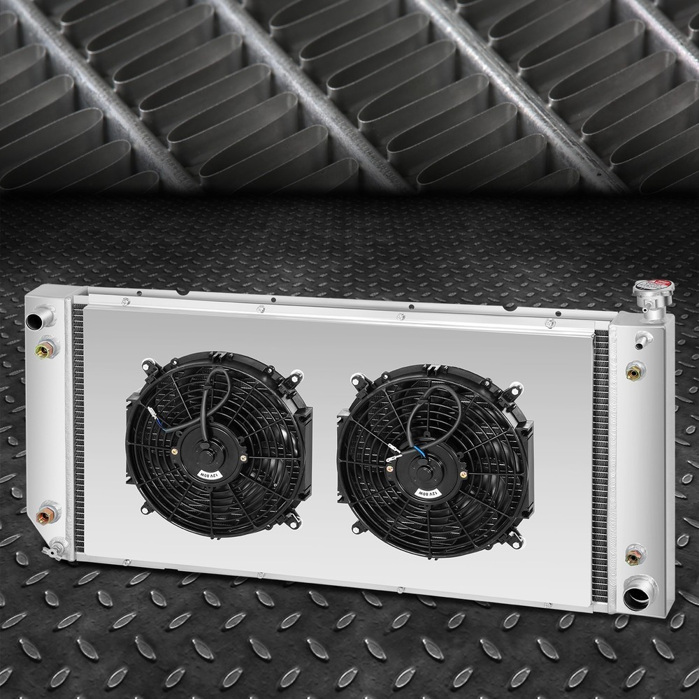 3 Row Radiator Aluminum w/ Fan Shroud For 92-00 Chevy GMC C K 1500 2500 3500 V8