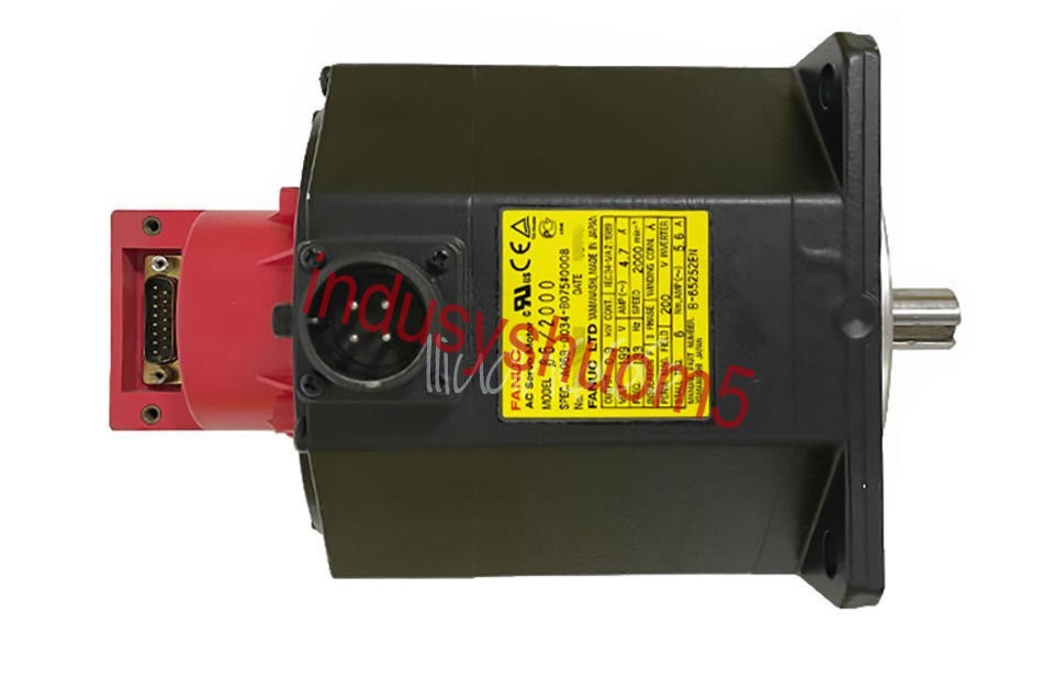 One New Fanuc Servo Motor A06B-0034-B075#0008