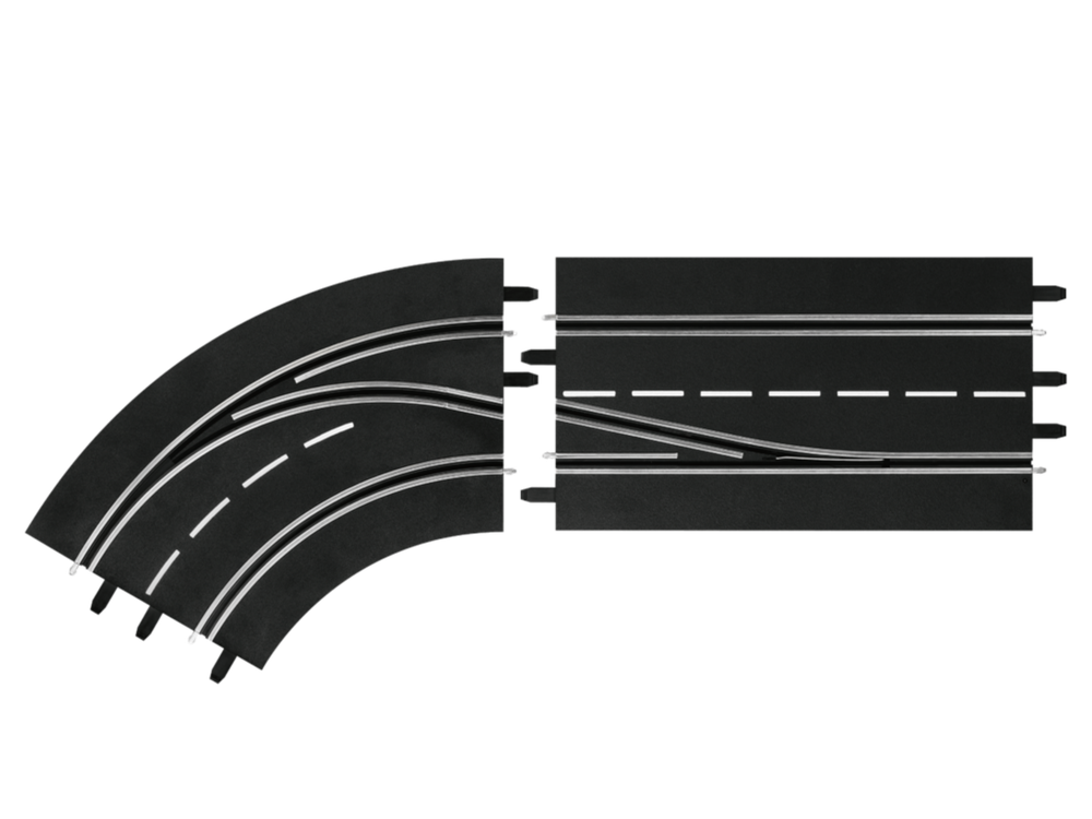 Carrera 20030362 Digital Accessory 1:24 Track Change Curve Left, Interior To