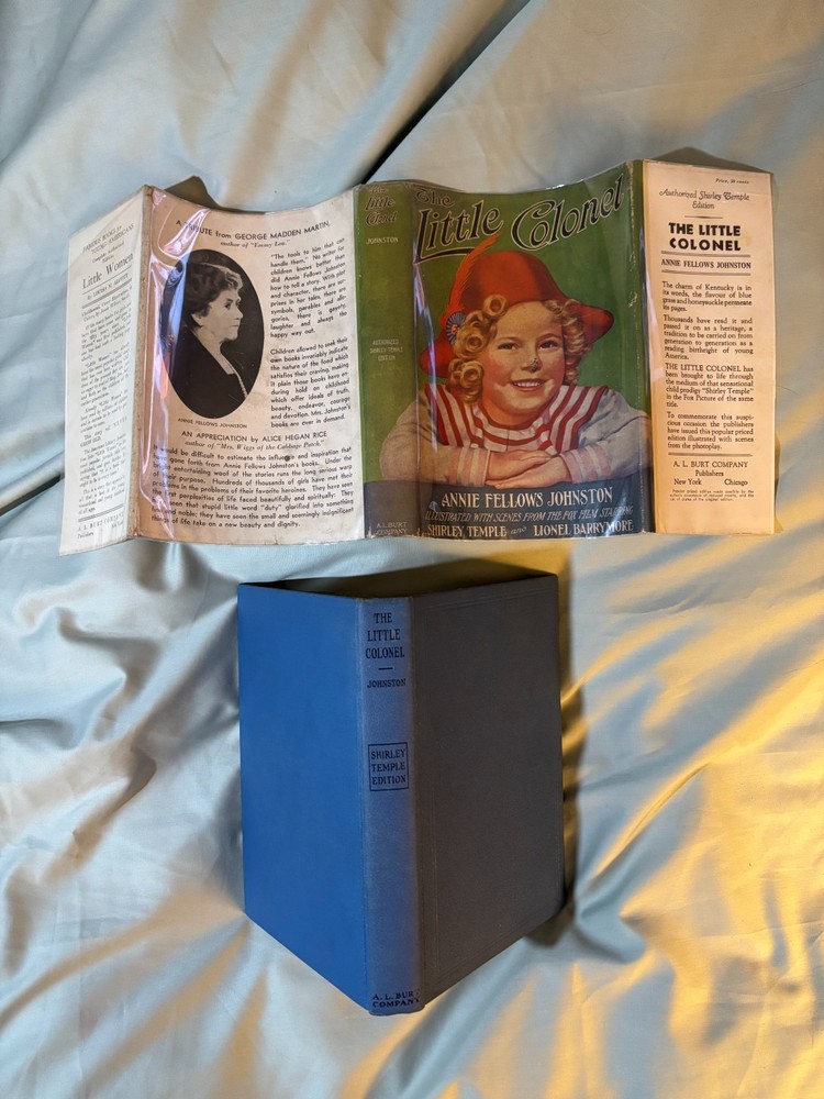 Little Colonel - Burt photoplay edition movie tie-in DJ VG+ c1935 Shirley Temple