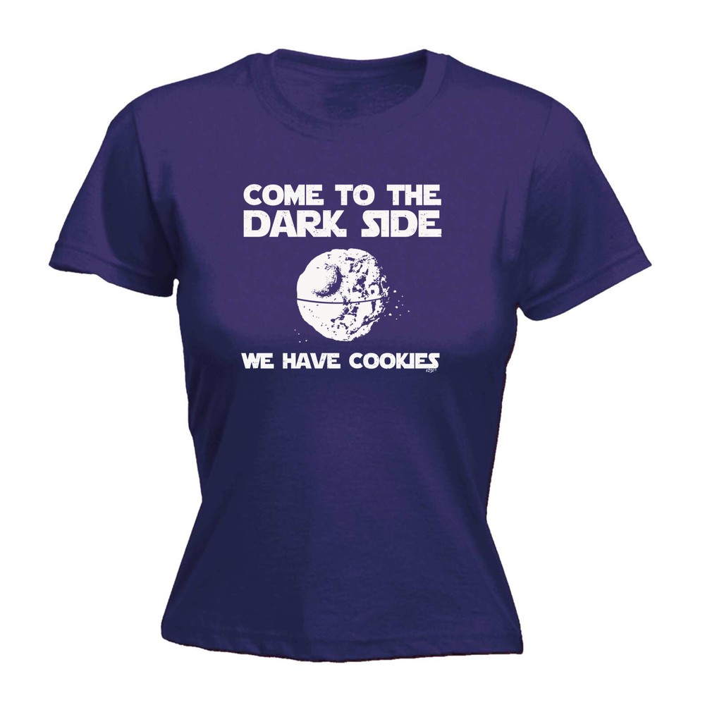 Cookies Come To The Dark Side - Womens T Shirt Funny T-Shirt Novelty gift tshirt