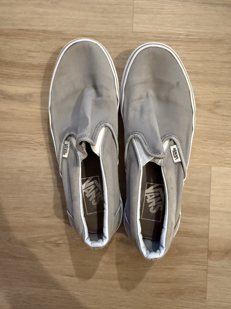 Women Size 6.5 Vans Sneakers- Grey