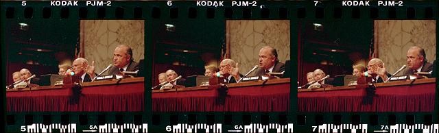 Washington DC 1997 Fred Thompson Carl Levin Campaign Finance Hearings